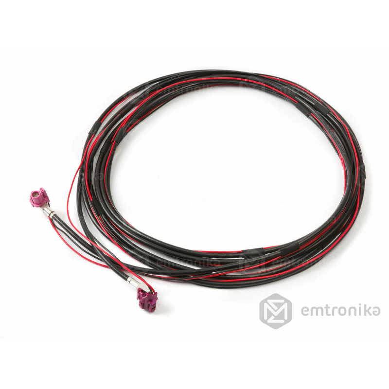 BMW E38 E39 E46 E53 L30 EVO NBT CID video cable retrofit HSD2 500cm