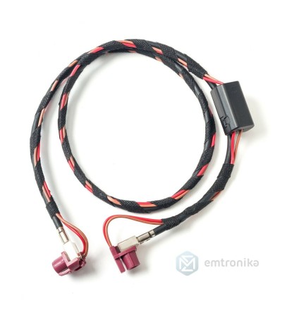 BMW F10 F25 F30 F15 NBT EVO CID display Video cable retrofit voltage adapter
